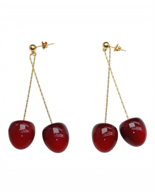 Cherry earrings