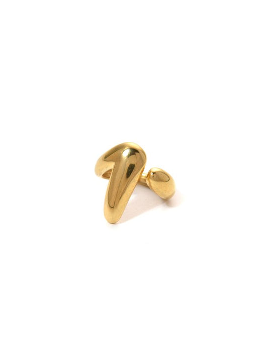 Abstract Gold Ring