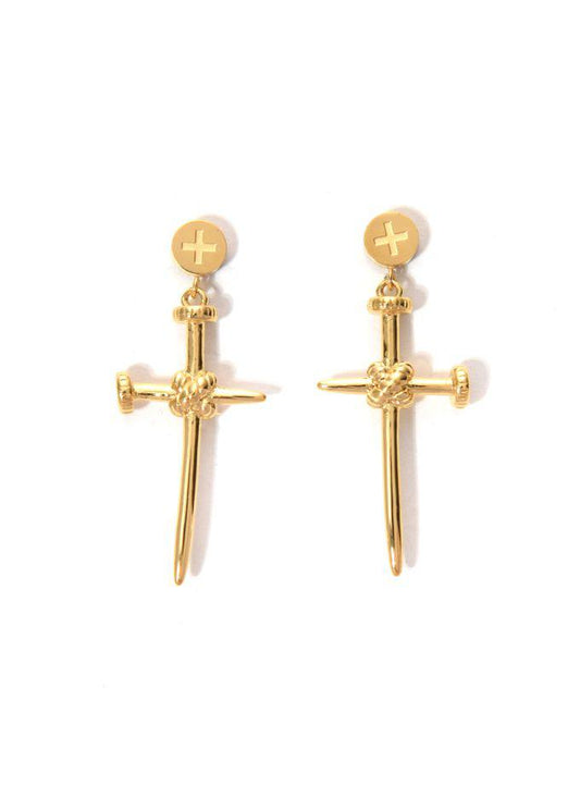 Cross earrings